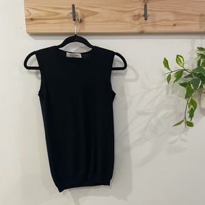 Valentino Knit Black Sleeveless top